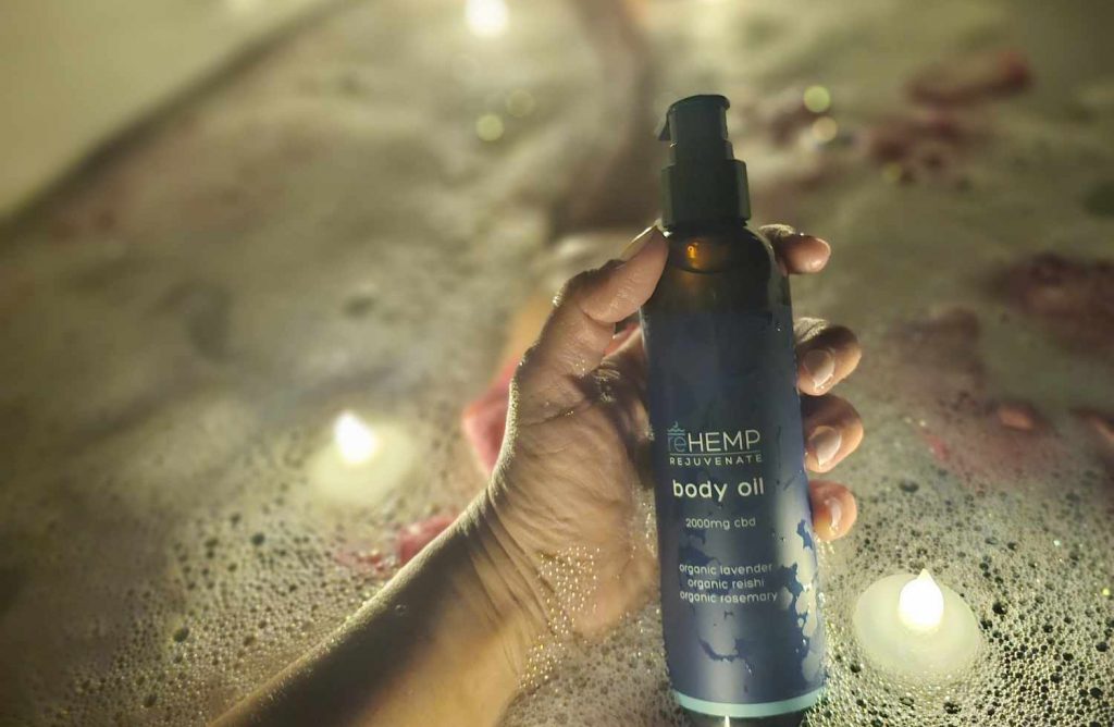 body oil bath